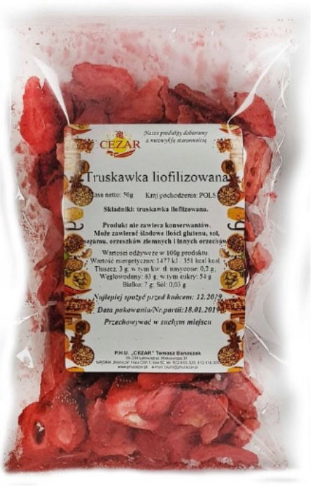 Truskawka liofilizowana