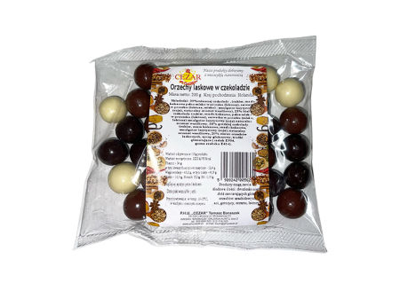 Orzechy laskowe w mlecznej, białej i gorzkiej czekoladzie MIX