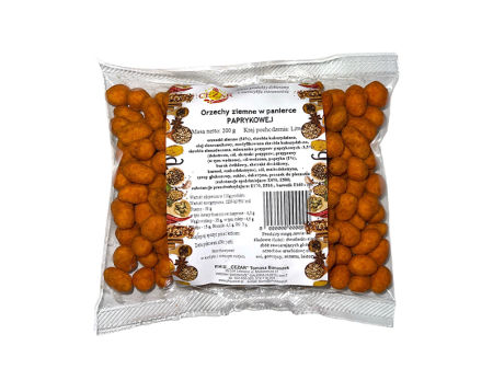 Orzechy ziemne w panierce paprykowej